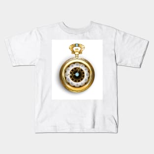 Steampunk pocket watch Kids T-Shirt